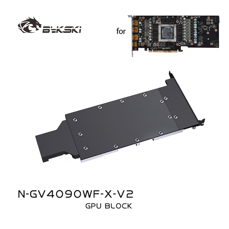 Rtx 4090 Water Block Full Cover - Bykski GPU-Block für GIGABYTE RTX 4090
