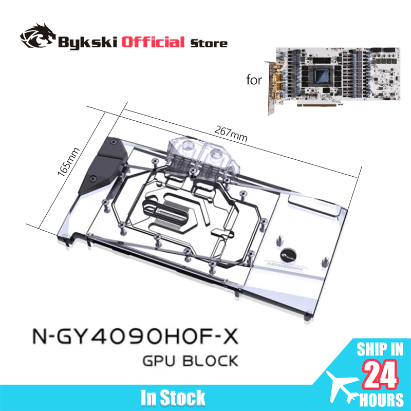Rtx 4090 Water Block Full Cover - Bykski N-GY4090HOF-X GPU-Block, Verwendung für GALAXY