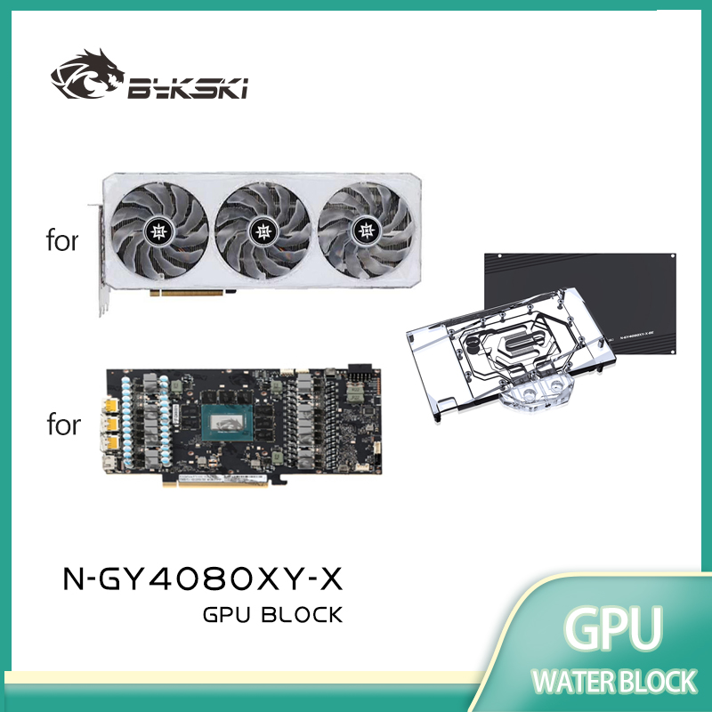 Rtx 4080 Water Cooling Block - Bykski N-GY4080XY-X GPU-Block für GALAXY RTX