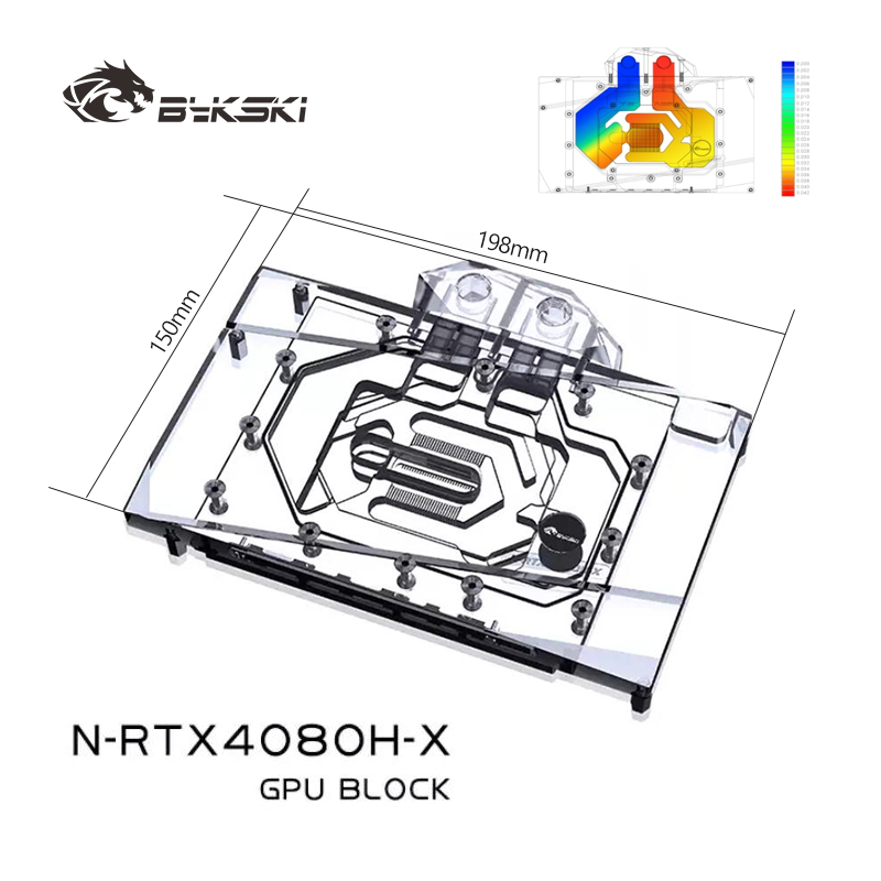 Bykski GPU-Wasserblock für NVI – Rtx 4080 Water Cooling Block Bewertung und Preis