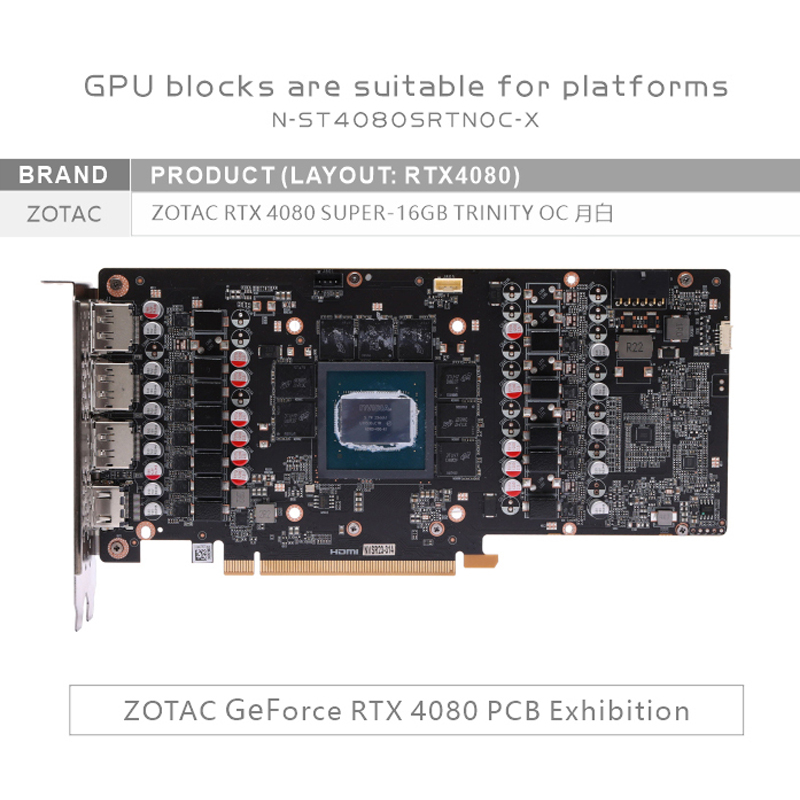 Bykski N-ST4080SRTNOC-X GPU-Bl – Rtx 4080 Water Cooling Block Bewertung und Preis
