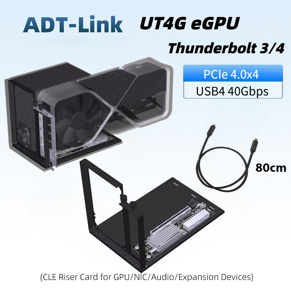 Verbesserte UT4G UT3G EGPU Thu – Gpu External Dock Egpu Thunderbolt 4 Bewertung und Preis