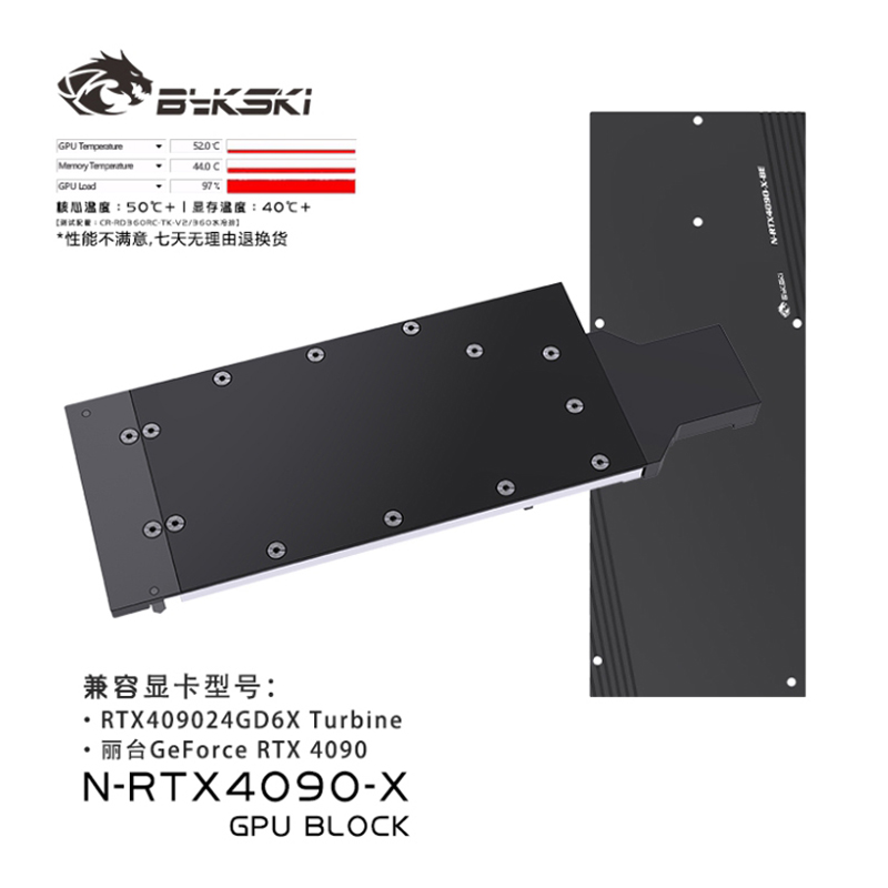 Bykski GPU-Wasserblock für NVI – Rtx 4090 Water Block Full Cover Bewertung und Preis