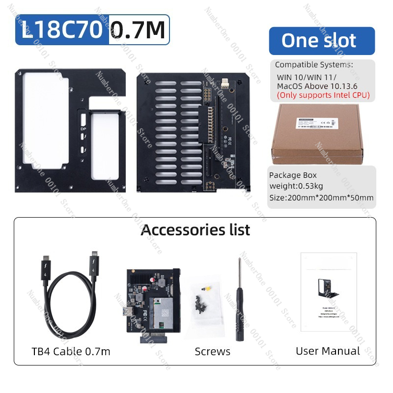 Für L18 Thunderbolt 3 4 GPU Do – Gpu External Dock Egpu Thunderbolt 4 Bewertung und Preis